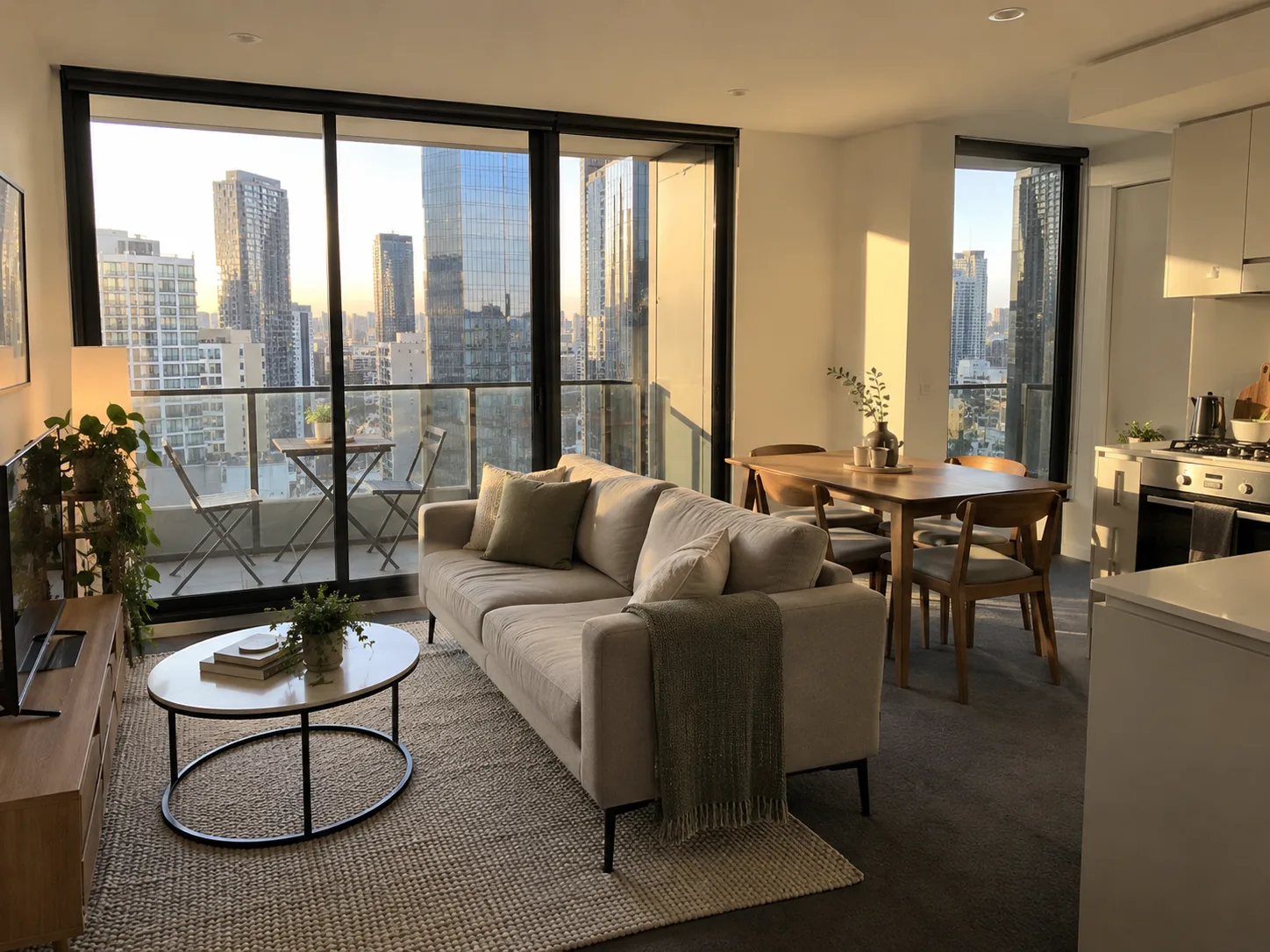 [演示] Melbourne CBD 高层 2b1b 主卧 · Photo 1